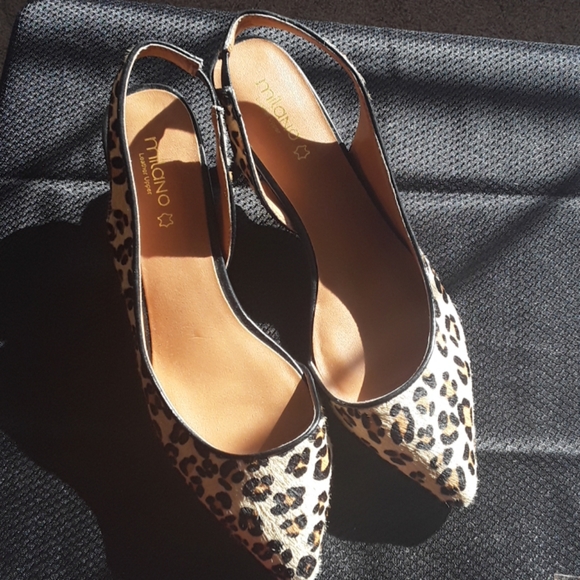 Milano Cheetah Heels - Picture 1 of 4